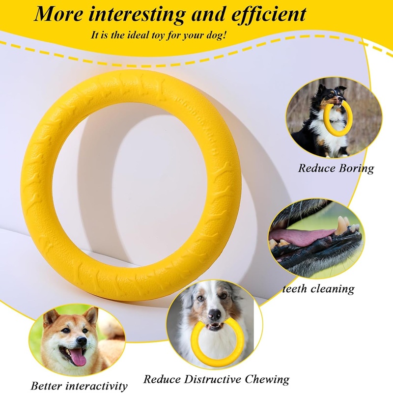 Brinquedos para Cães: Discos V - Indestructible Dog Chew Toy avaliação e preço