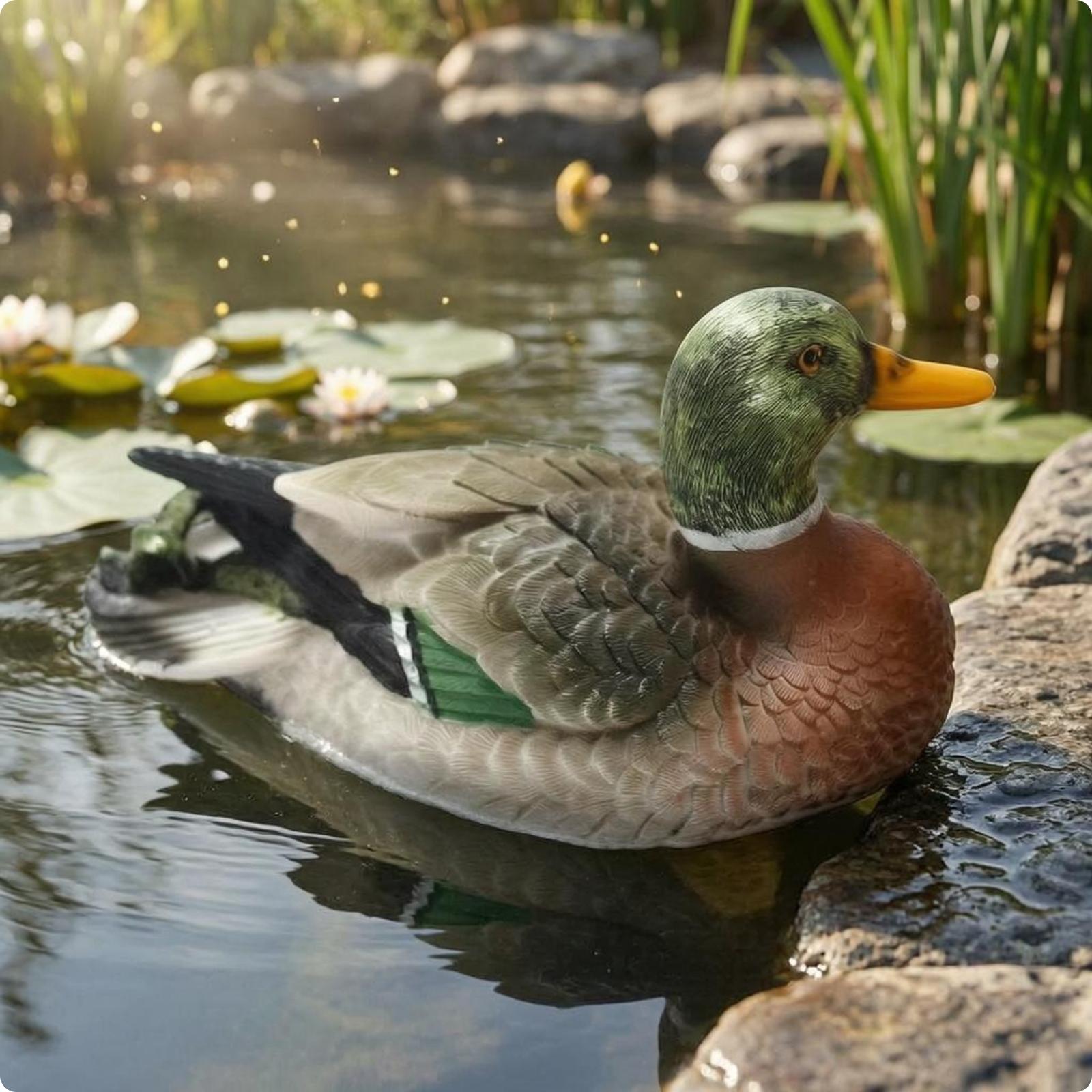 Estatueta de pato em resina, e - Aquarium avaliação e preço